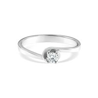 Anneau Roman Gioielli Femme in Or blanc Diamante